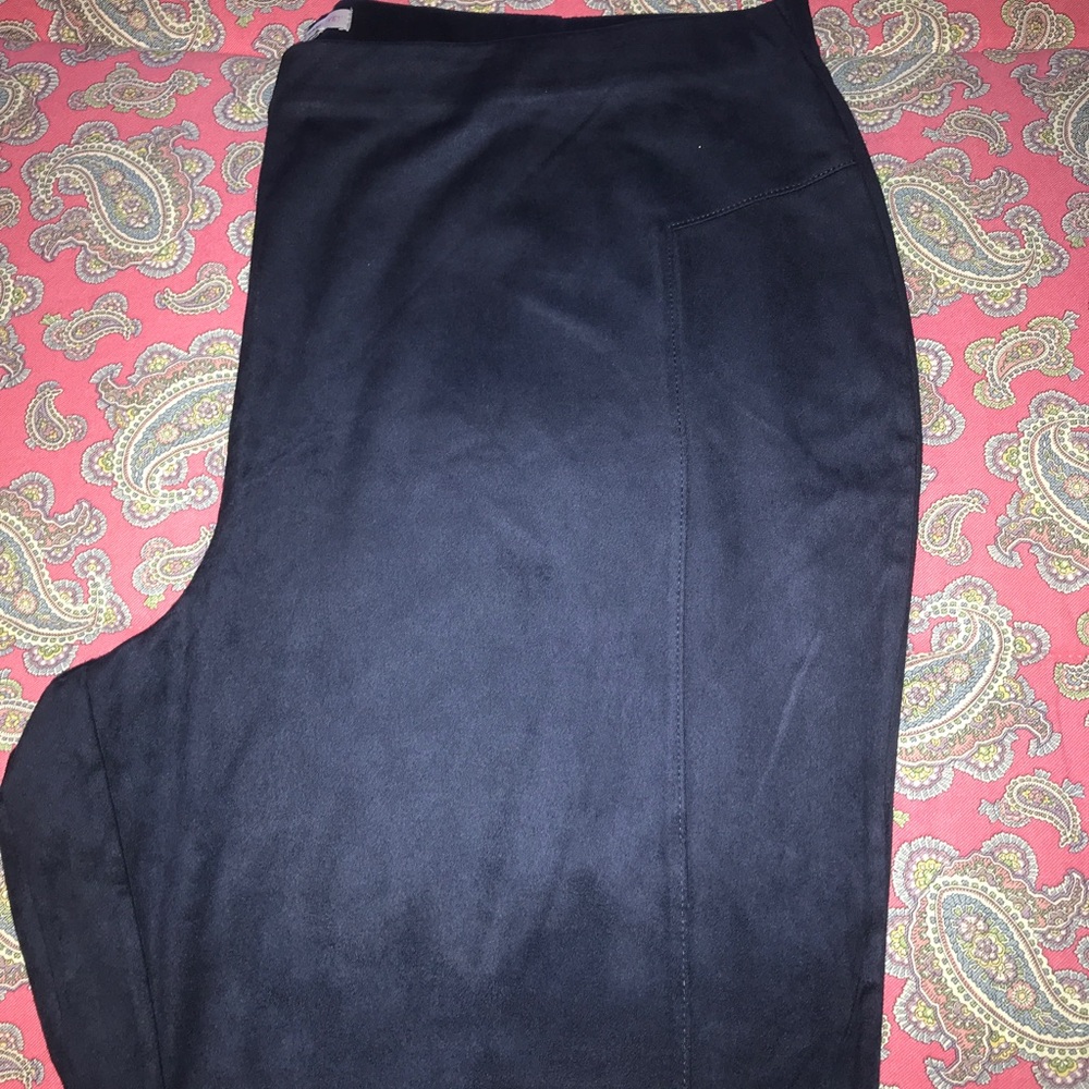 Isaac Mizrahi Live Navy Pants - 1X
